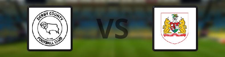 Derby County FC - Bristol City odds, speltips, resultat i EFL Championship