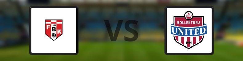 FBK Karlstad - Sollentuna FK odds, speltips, resultat i Division 1