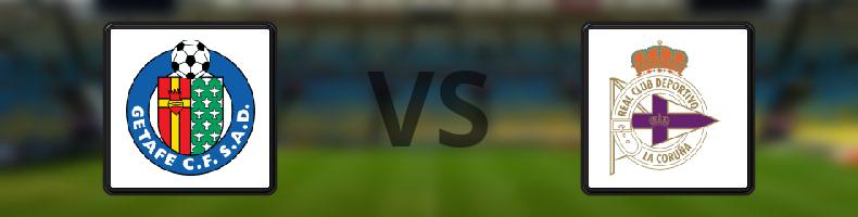 Getafe - Deportivo La Coruna odds, speltips, resultat i La Liga