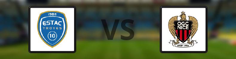 Troyes - Nice odds, speltips, resultat i Ligue 1