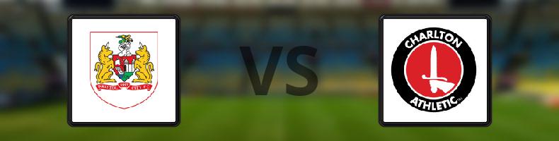 Bristol City - Charlton odds, speltips, resultat i EFL Championship