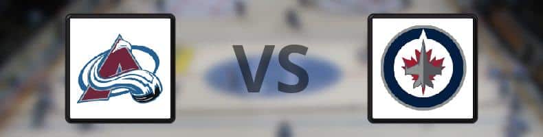 Colorado Avalanche - Winnipeg Jets odds, speltips, resultat i NHL