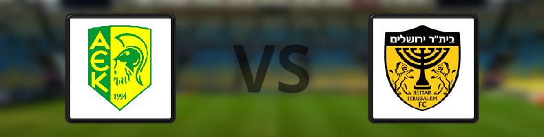 AEK Larnaca - Beitar Jerusalem FC odds, speltips, resultat i Conference League