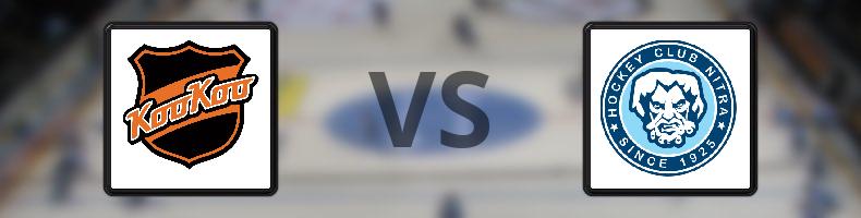 KooKoo - HK Nitra odds, speltips, resultat i CHL