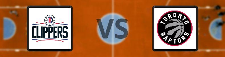 Los Angeles Clippers - Toronto Raptors odds, speltips, resultat i NBA
