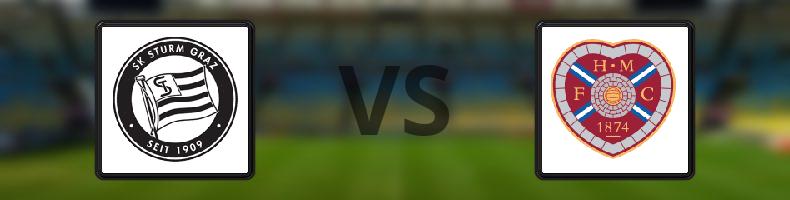 Sturm Graz - Hearts odds, speltips, resultat i Champions League
