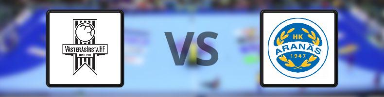 VästeråsIrsta HF - HK Aranäs odds, speltips, resultat i Handbollsligan damer