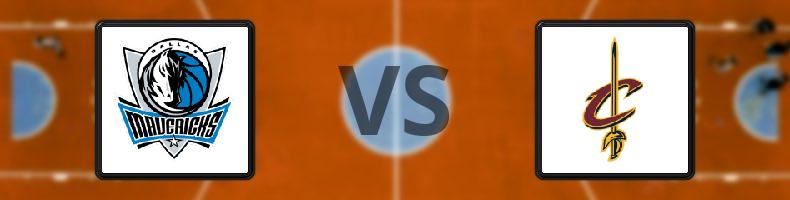 Dallas Mavericks - Cleveland Cavaliers odds, speltips, resultat i NBA