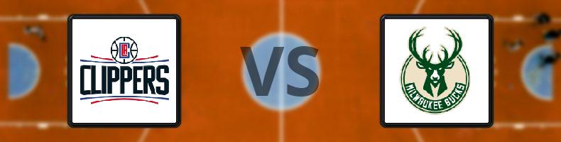 Los Angeles Clippers - Milwaukee Bucks odds, speltips, resultat i NBA