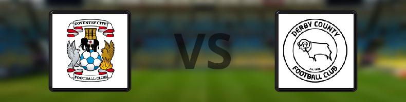 Coventry - Derby County FC odds, speltips, resultat i EFL Championship