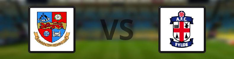 Harrogate Town - AFC Fylde odds, speltips, resultat i FA-cupen