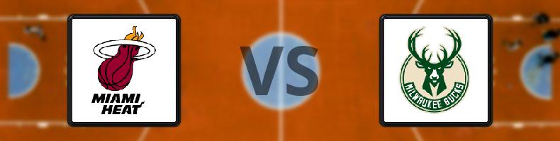 Miami Heat - Milwaukee Bucks odds, speltips, resultat i NBA