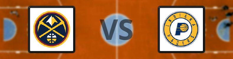 Denver Nuggets - Indiana Pacers odds, speltips, resultat i NBA