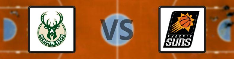 Milwaukee Bucks - Phoenix Suns odds, speltips, resultat i NBA