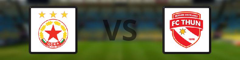 CSKA Sofia - Thun odds, speltips, resultat i Conference League