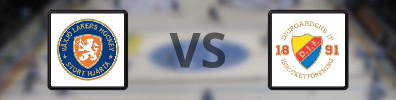 Växjö Lakers - Djurgården odds, speltips, resultat i SHL
