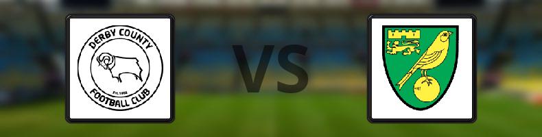 Derby County FC - Norwich odds, speltips, resultat i EFL Championship