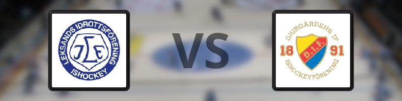 Leksand - Djurgården odds, speltips, resultat i SHL