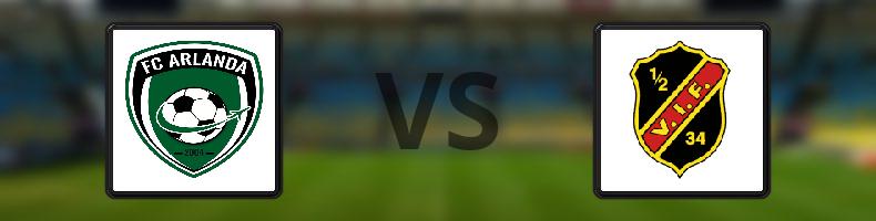 FC Arlanda - Vasalunds IF odds, speltips, resultat i Division 1