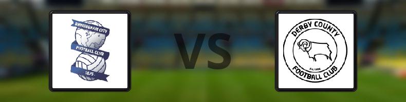 Birmingham - Derby County FC odds, speltips, resultat i EFL Championship