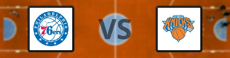 Philadelphia 76ers - New York Knicks odds, speltips, resultat i NBA