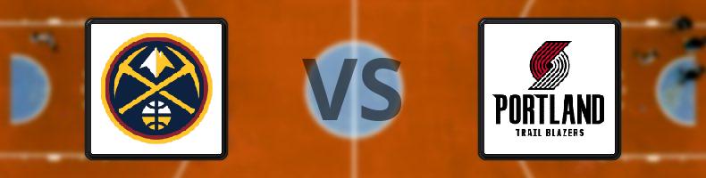 Denver Nuggets - Portland Trail Blazers odds, speltips, resultat i NBA