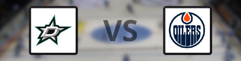 Dallas Stars - Edmonton Oilers odds, speltips, resultat i NHL