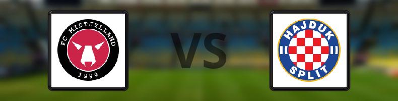 Midtjylland - Hajduk Split odds, speltips, resultat i Conference League
