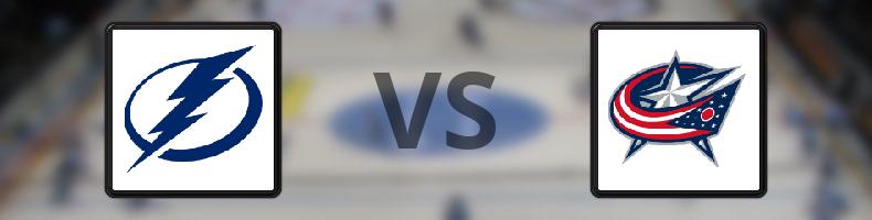 Tampa Bay Lightning - Columbus Blue Jackets odds, speltips, resultat i NHL