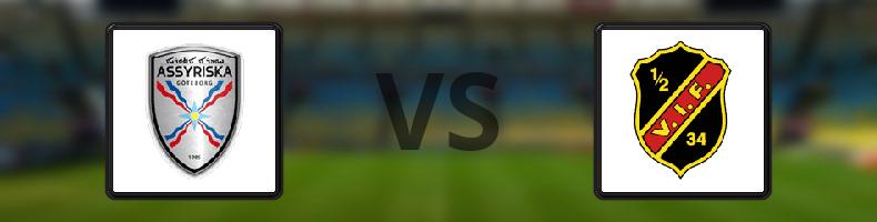 Assyriska - Vasalunds IF odds, speltips, resultat i Division 1