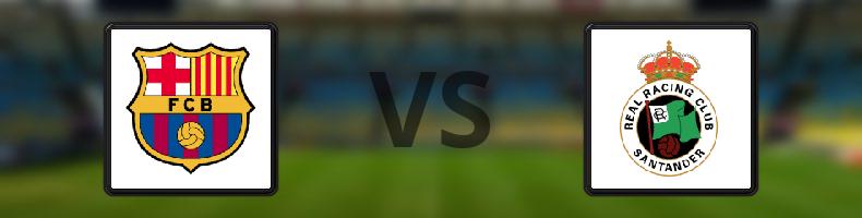 Barcelona - Racing Santander odds, speltips, resultat i La Liga