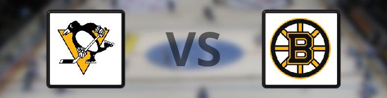 Pittsburgh Penguins - Boston Bruins odds, speltips, resultat i NHL