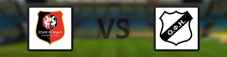 Rennes - OFI Kreta odds, speltips, resultat i Europa League