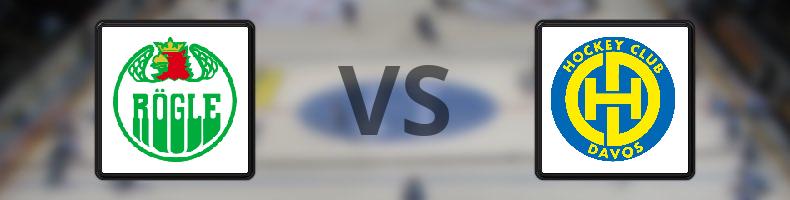 Rögle - HC Davos odds, speltips, resultat i CHL