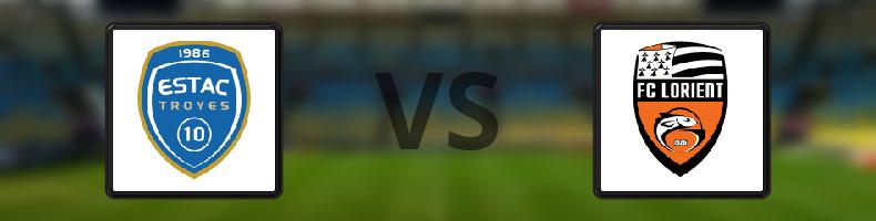 Troyes - Lorient odds, speltips, resultat i Ligue 1
