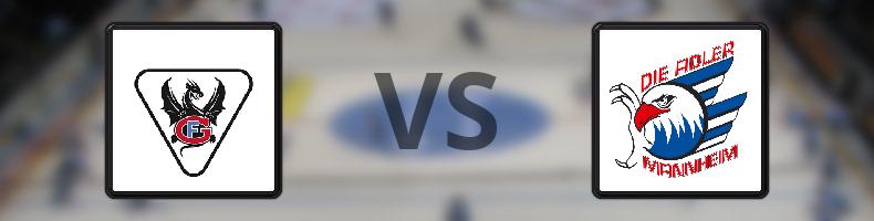 Fribourg-Gotteron - Adler Mannheim odds, speltips, resultat i CHL