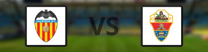 Valencia - Elche odds, speltips, resultat i La Liga