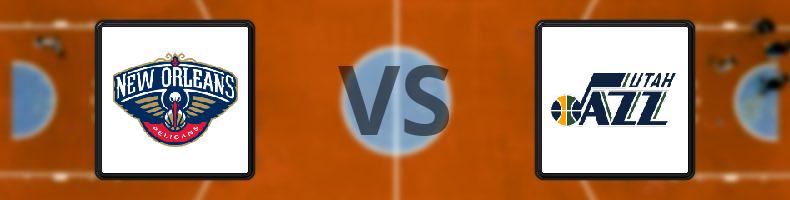 New Orleans Pelicans - Utah Jazz odds, speltips, resultat i NBA