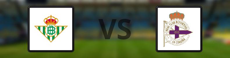 Real Betis - Deportivo La Coruna odds, speltips, resultat i La Liga
