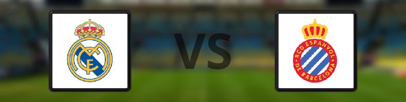 Real Madrid - Espanyol odds, speltips, resultat i La Liga