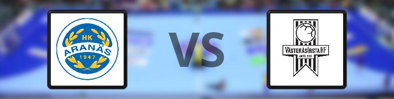 HK Aranäs - VästeråsIrsta HF odds, speltips, resultat i Handbollsligan damer