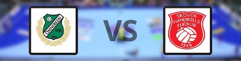 Önnereds HK - Skövde HF odds, speltips, resultat i Handbollsligan damer