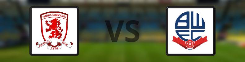 Middlesbrough - Bolton odds, speltips, resultat i EFL Championship