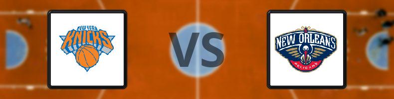 New York Knicks - New Orleans Pelicans odds, speltips, resultat i NBA