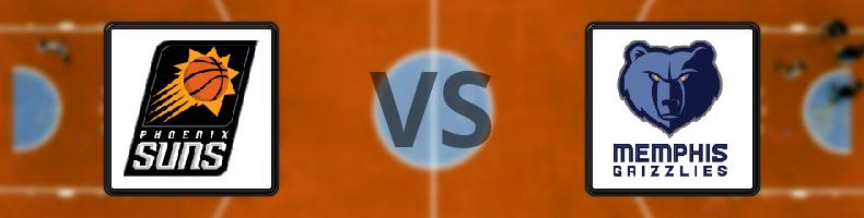Phoenix Suns - Memphis Grizzlies odds, speltips, resultat i NBA