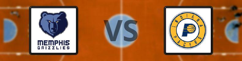 Memphis Grizzlies - Indiana Pacers odds, speltips, resultat i NBA