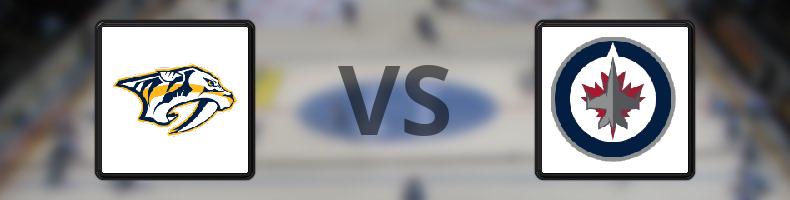 Nashville Predators - Winnipeg Jets odds, speltips, resultat i NHL