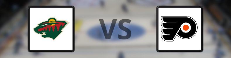 Minnesota Wild - Philadelphia Flyers odds, speltips, resultat i NHL