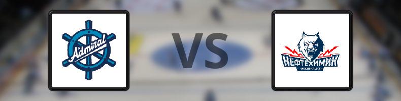 Admiral Vladivostok - Neftekhimik odds, speltips, resultat i KHL