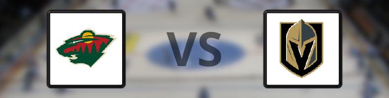 Minnesota Wild - Vegas Golden Knights odds, speltips, resultat i NHL